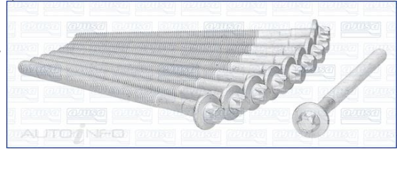 AJUSA Cylinder Head Bolt Set for Mercedes C200 W204 Turbo 1.8L 10-14