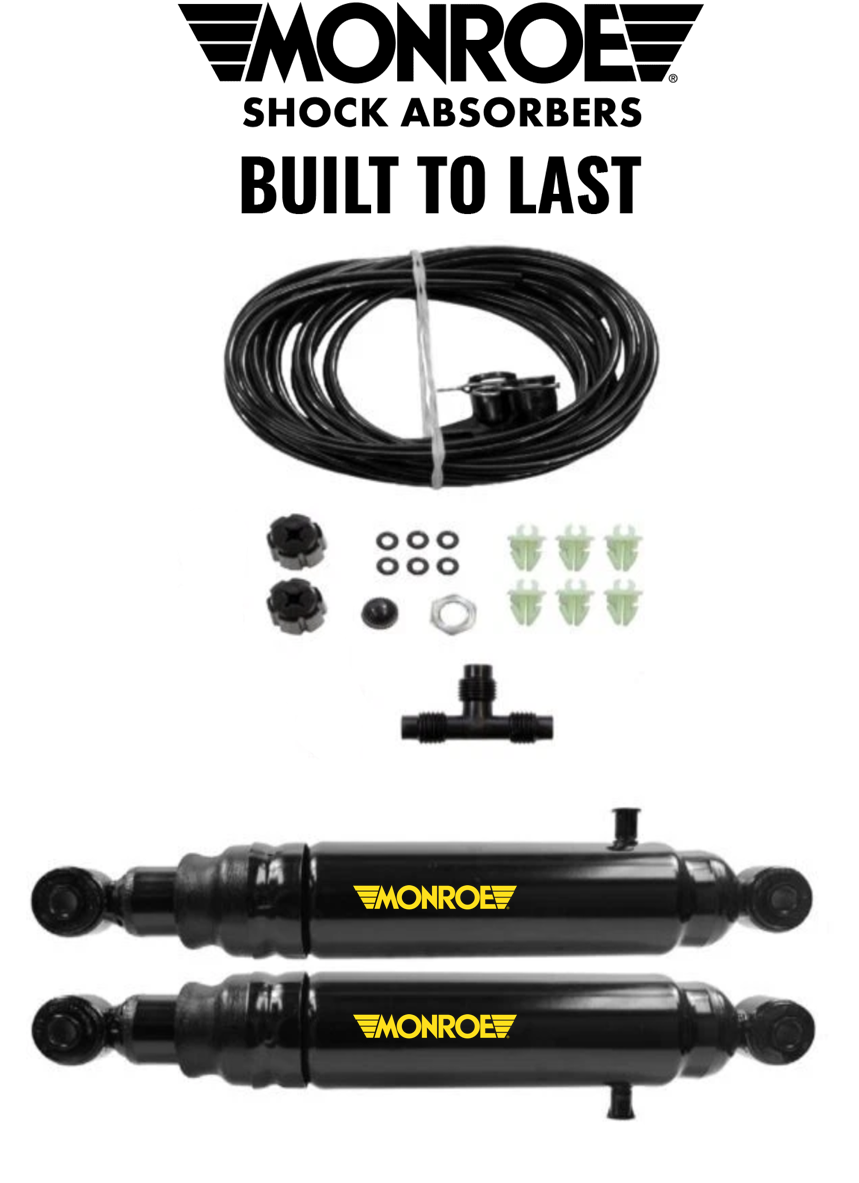 Monroe Max-Air Rear Air Shock Absorbers for Holden Jackaroo Rodeo Colorado