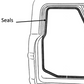 Ford F-100 F-150 Door Window Vent Seal Bailey Channel Weather Strip Set 81-86