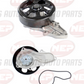 NEP WATER PUMP WITH PULLEY FOR HONDA INTEGRA DC5 K20A3 2.0L 01~07, CRV RD7 K24A1