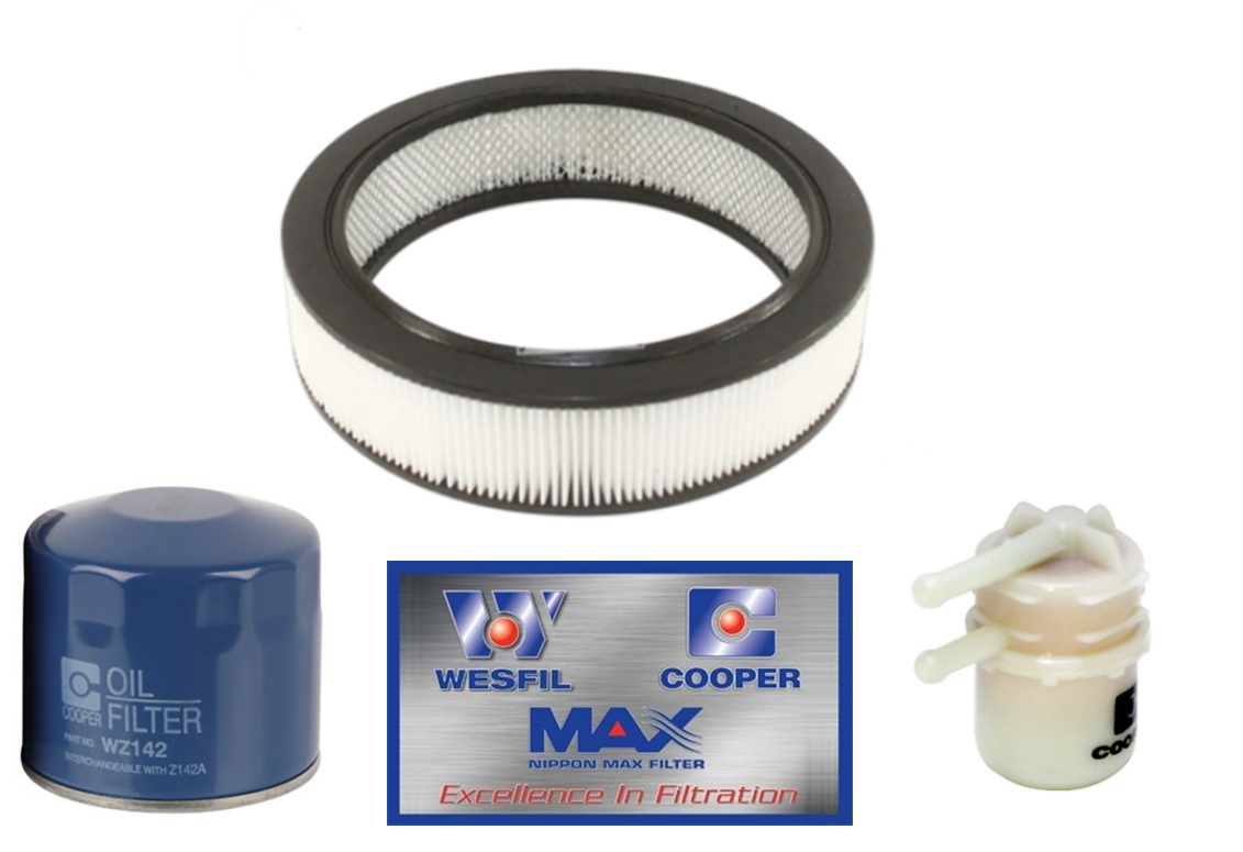 MITSUBISHI TRITON ME MF MG MH 4G54 2.6 Litre PETROL CARBY 10/86-96 FILTER KIT