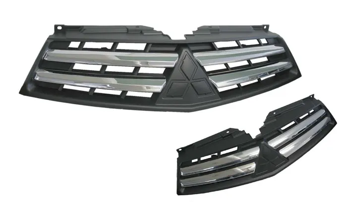 Grille Front Chrome/Black For Mitsubishi Triton Mn 2009-2014