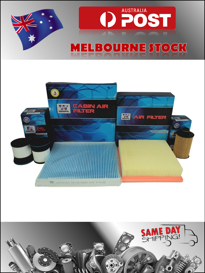 Wesfil 4WD Cabin Filter Kit for Jeep Grand Cherokee WK 2012-2022 3.0L 3.0 TD