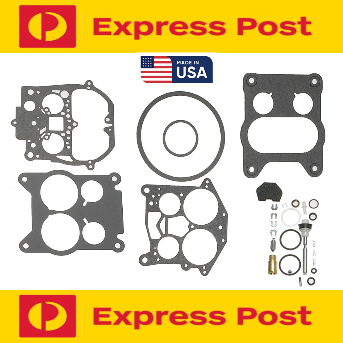 ROCHESTER QUADRAJET CARBURETTOR REPAIR KIT FITS CARBY BODY NUMBER 17059594