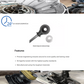 Transmission Cable Bush Repair Kit fits Ford Falcon BA 02-05 6 Cyl Shifter End