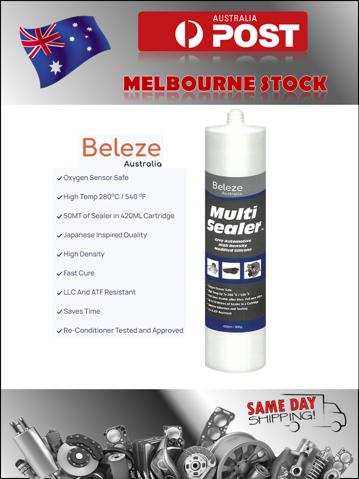 Beleze RTV Silicone High Density Multi Sealant Seal (HIGH TEMPERATURE) 300g