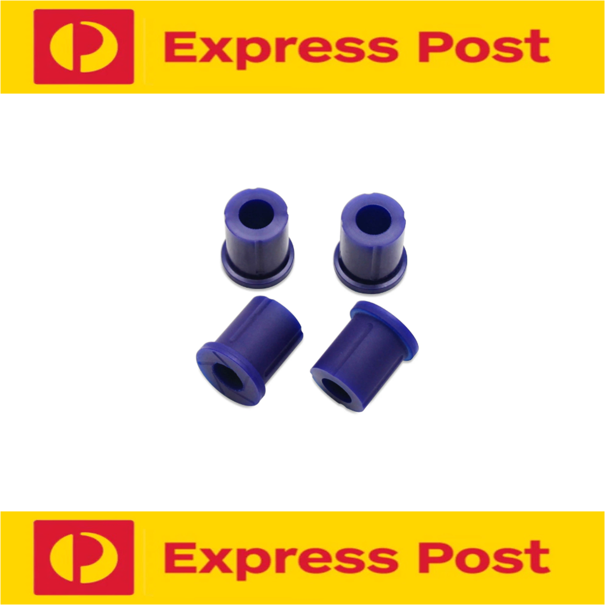 SUPERPRO REAR SPRING SHACKLE UPPER BUSH KIT FOR FORD COURIER PC PD 1985 TO 1999