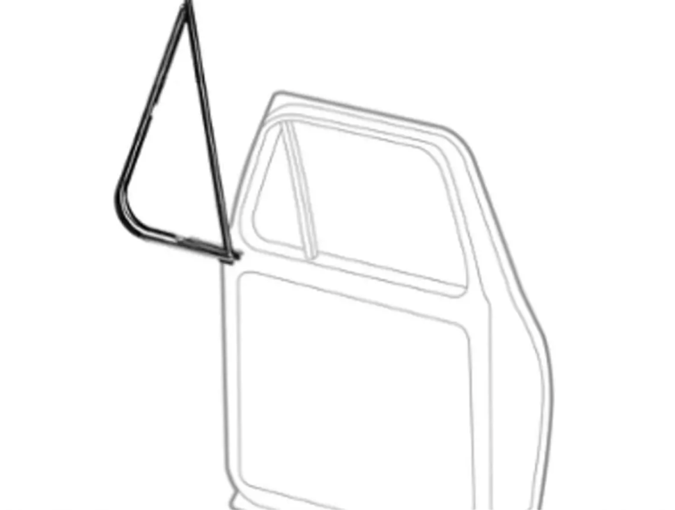 Ford Bronco Door Window Vent Seal Bailey Channel Weather Strip Set 78-80
