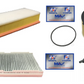 WESFIL Oil Air Fuel Filter Service Kit for Citroen C4 1.6 HDI 4cyl Turbo Diesel