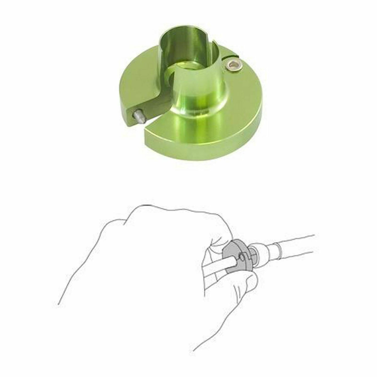 Lisle 39210 Main Fuel Line Disconnect Tool for Toyota & Nissan 5/16 Fuel Line