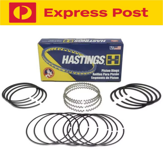 +0.030" Hastings Chrome Piston Rings Ford Falcon BA BF FG XR6 Barra 4.0L Turbo