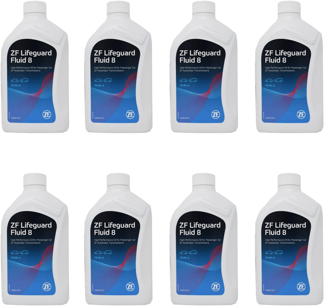 8x Genuine ZF Lifeguard Fluid 8 for BMW AUDI VW Land Rover Jaguar 8HP45 8 Litre