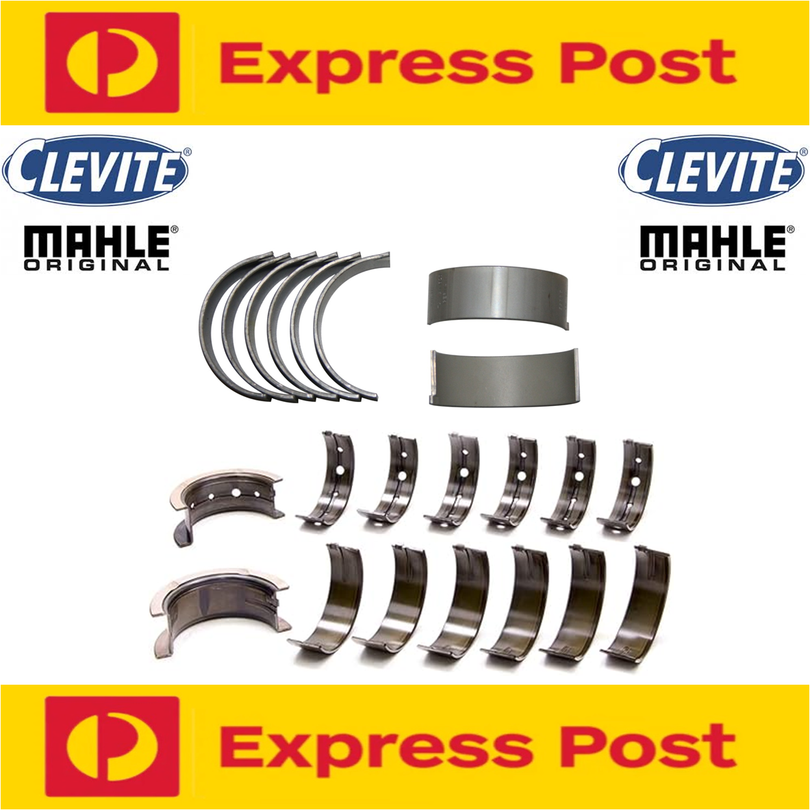 HOLDEN LS1 5.7L LS2 LS3 6.0 STD SIZE MAIN & STD SIZE CONROD BEARING SET CLEVITE