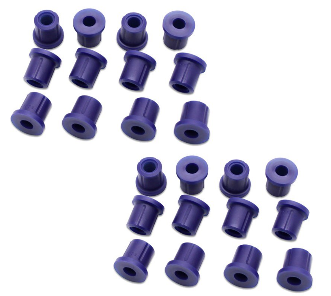 Front and Rear Leaf Spring Bush Kit for Toyota LandCruiser 70 73 75 Series