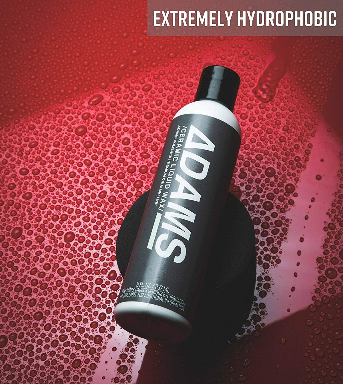 Adam’s Ceramic SIO2 Infused Hydrophobic Liquid Wax & Applicator MADE IN USA