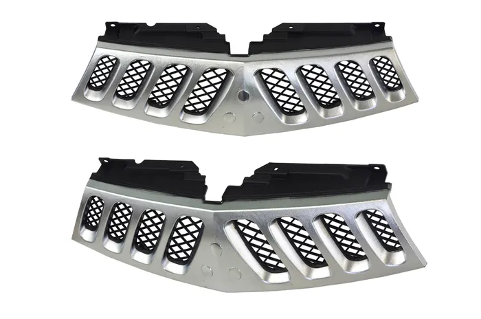 Grille Front Chrome/Black For Mitsubishi Triton Ml 2006-2009