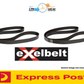 Fan Belt Kit (2) for Holden RC Colorado 3.0 T Diesel 4JJ1-TC 07/08-05/12 3.0L
