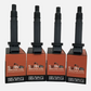 4x Swan Ignition Coil for Toyota Camry Hiace Hilux Landcruiser Prado Rav4 Tarago