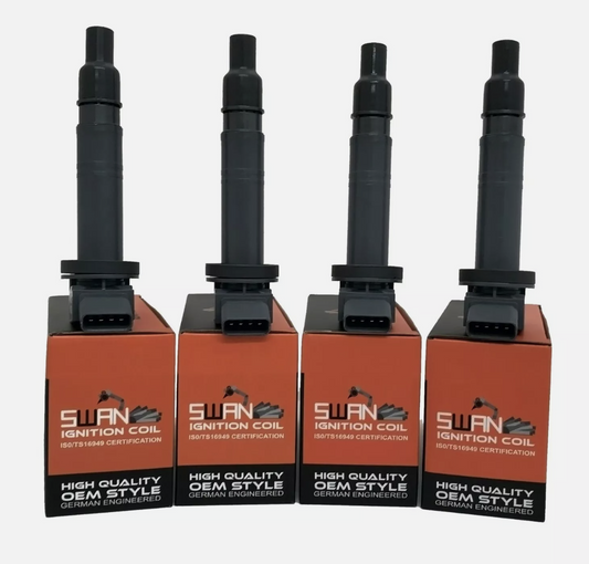 4x Swan Ignition Coil for Toyota Camry Hiace Hilux Landcruiser Prado Rav4 Tarago