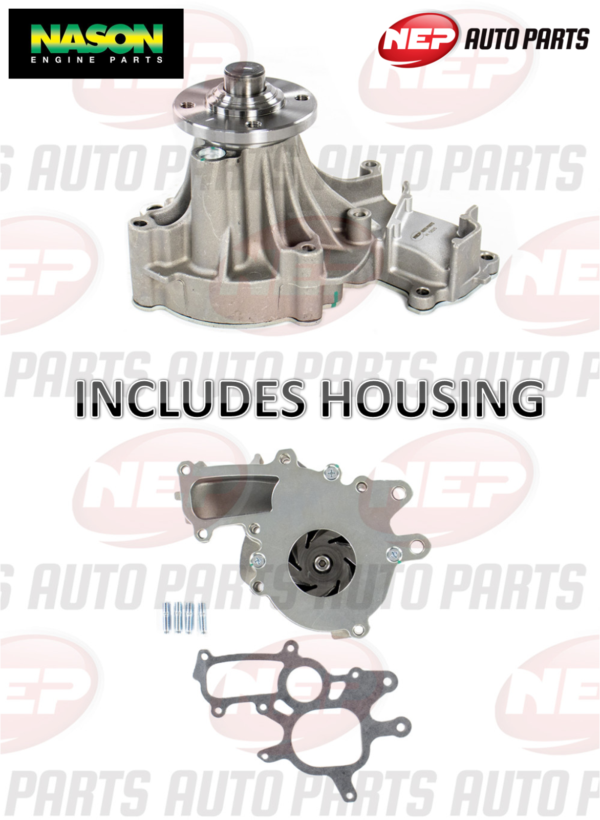 NEP Water Pump FOR Toyota Hiace KDH Hilux KUN Landcruiser Prado