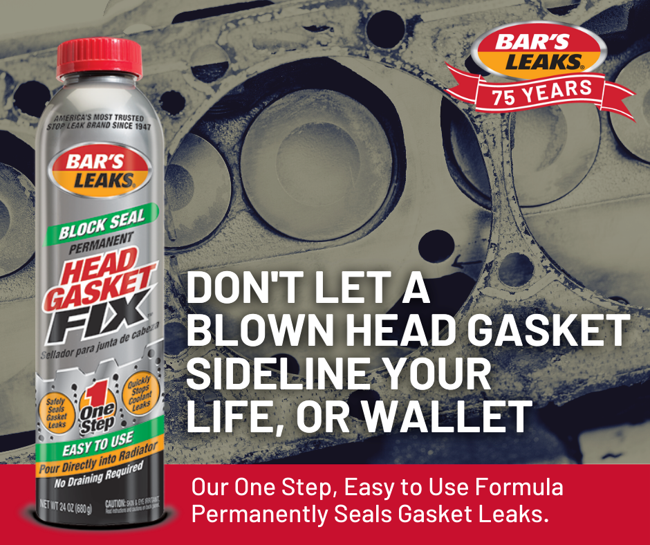 Bars Leaks Head Gasket Repair Seal Blown Warped Cracked Head Gasket Leaks