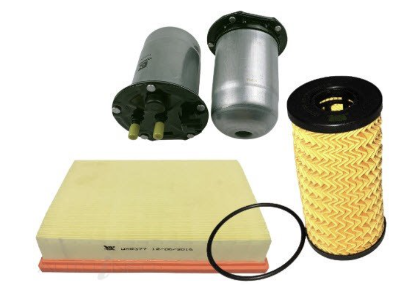 Air Oil Fuel Cabin Filter Service Kit for Nissan Navara D23 11/15-12/20 2.3L