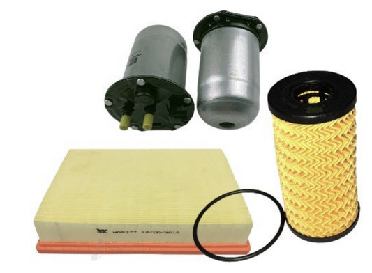 Air Oil Fuel Cabin Filter Service Kit for Nissan Navara D23 11/15-12/20 2.3L