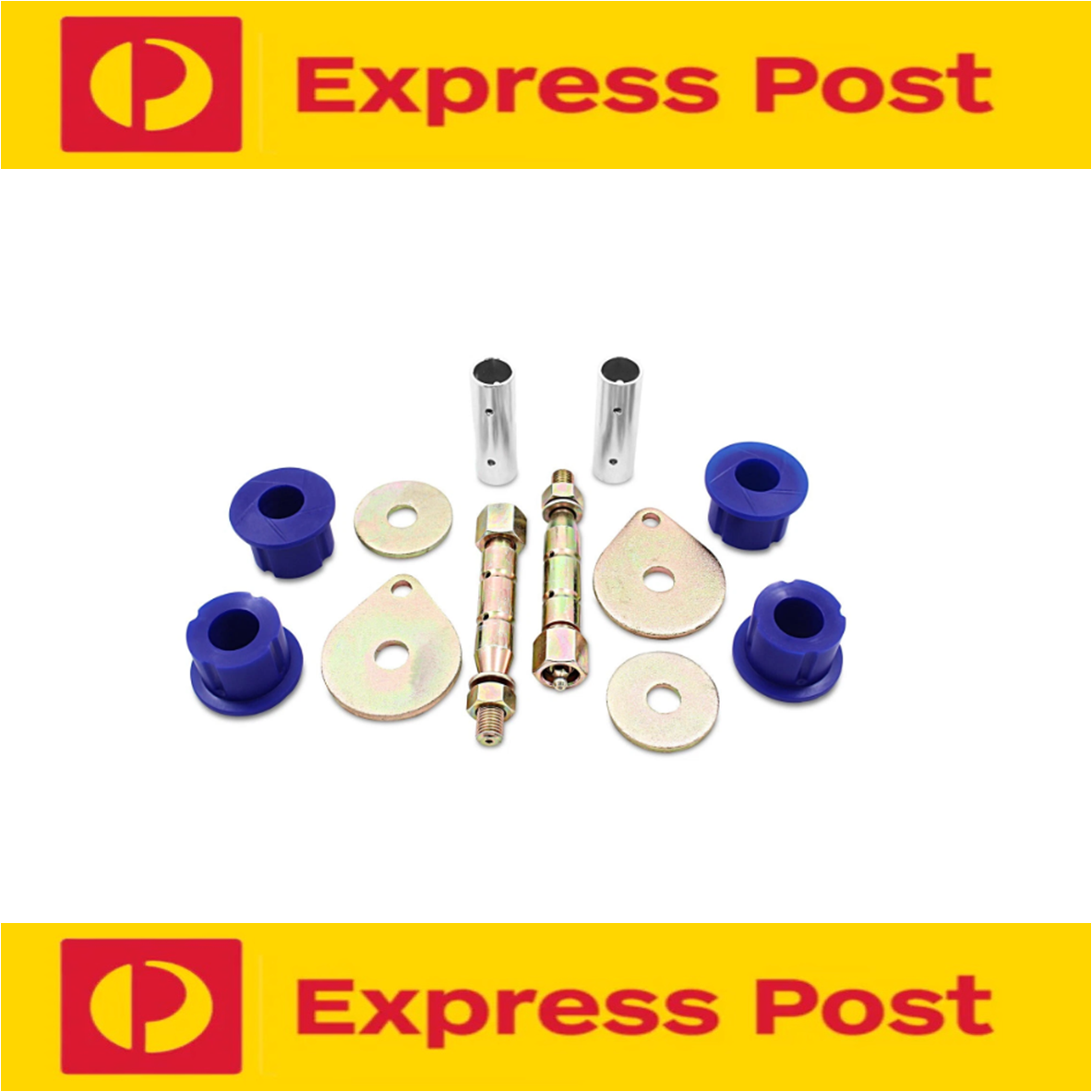 SUPERPRO REAR GREASABLE PIN AND BUSH KIT FOR NISSAN NAVARA D22 1997-2014