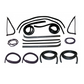 Ford Bronco Windscreen Door Window Vent Bailey Channel Weather Strip Set 78-80
