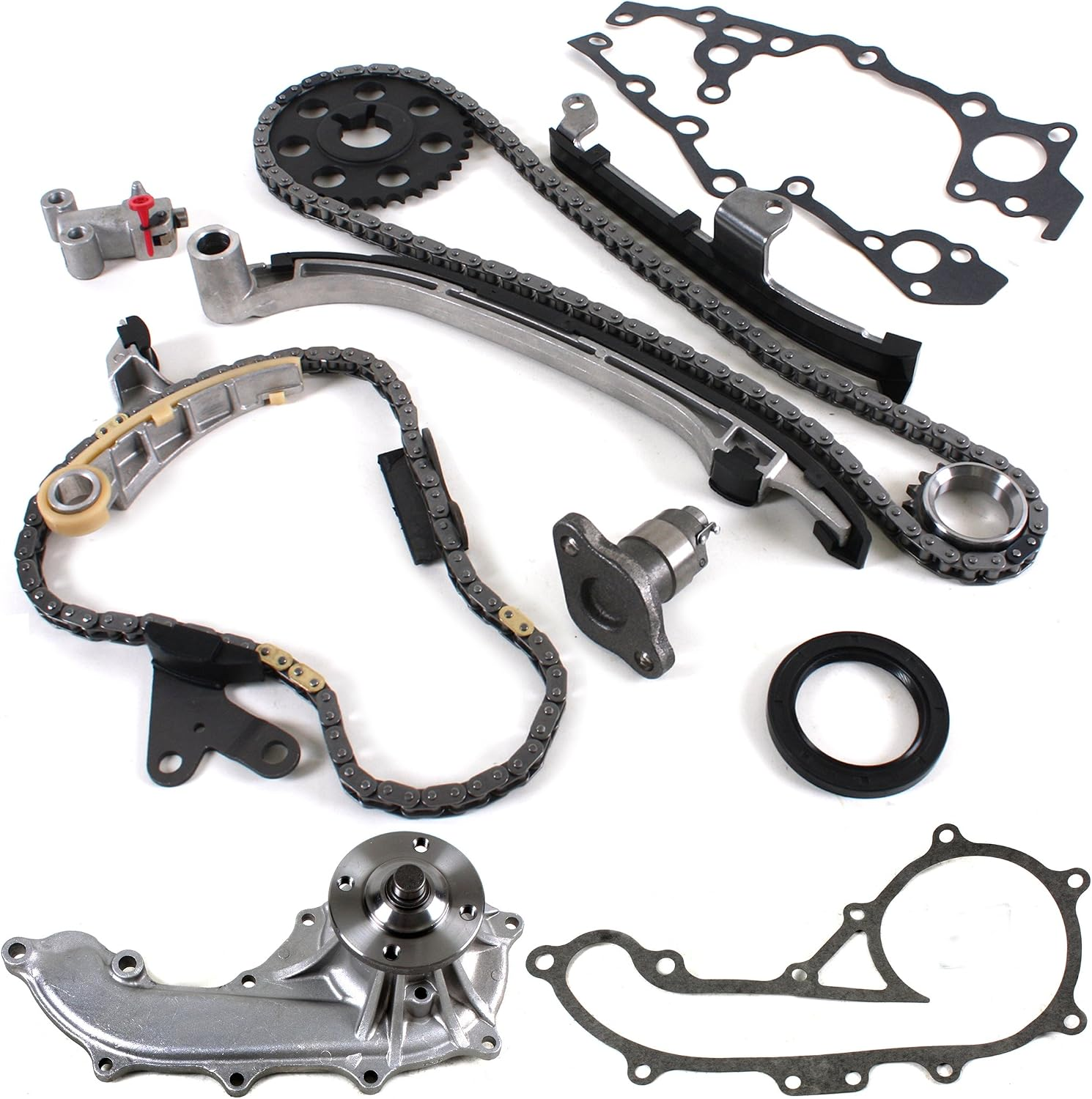 Water Pump Timing Chain Balance Shaft Kit for Hilux Landcruiser Prado 2.7L 3RZFE