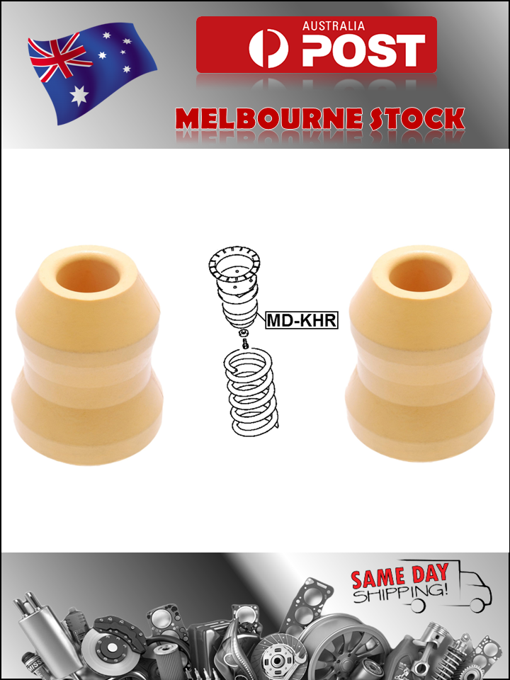 2X Rear Bumper Coil Spring Bump Stop Rubber For MITSUBISHI PAJERO / PAJERO SPORT