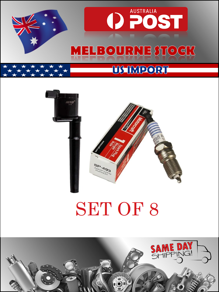 Ignition Coil & Spark Plug - Ford Falcon BA BF FG BOSS 5.4L V8 XR8 GT-P Mustang