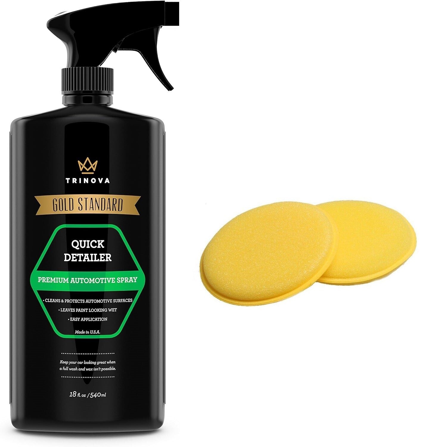 TriNova Quick Detailer Spray Coating Protective Seal Against Weather Contaminant