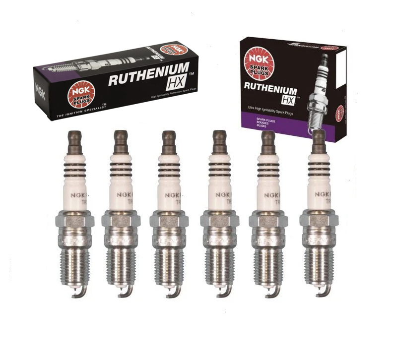 6 x Ruthenium Spark Plugs for Ford FPV 4.0L BARRA BA BF FG X XR6T Iridium+