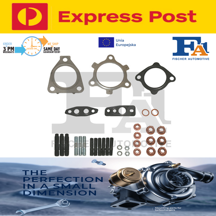 Turbo Stud & Gasket Fitting Kit For Hilux Hiace Landcruiser Prado 1KDFTV 3.0L