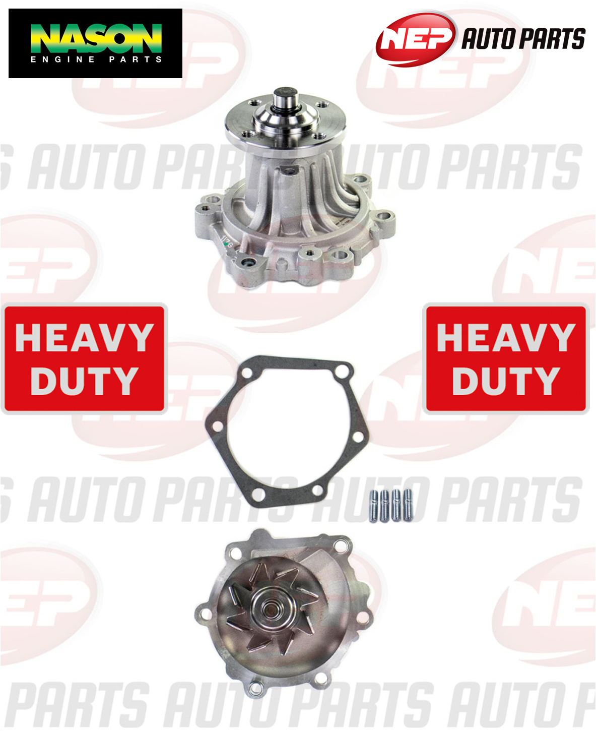 NEP Engine Water Pump for Toyota Hilux LN147 LN167 LN172 5L 3.0lt HEAVY DUTY