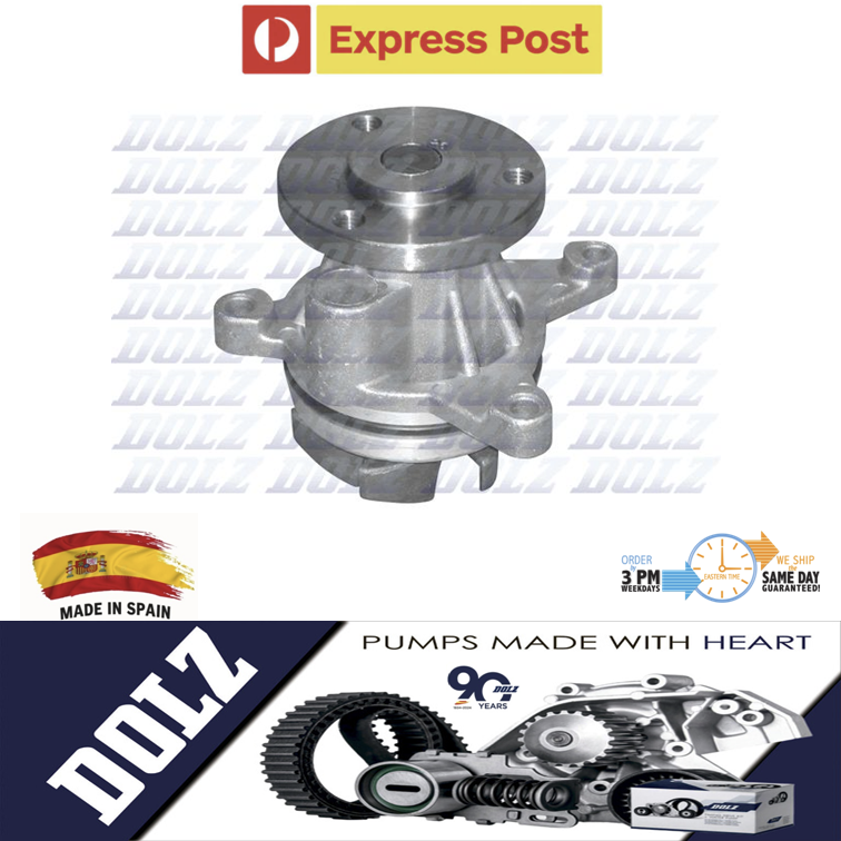 DOLZ Water Pump for 2.3L Ford Escape 2003-2009 L3 Engine