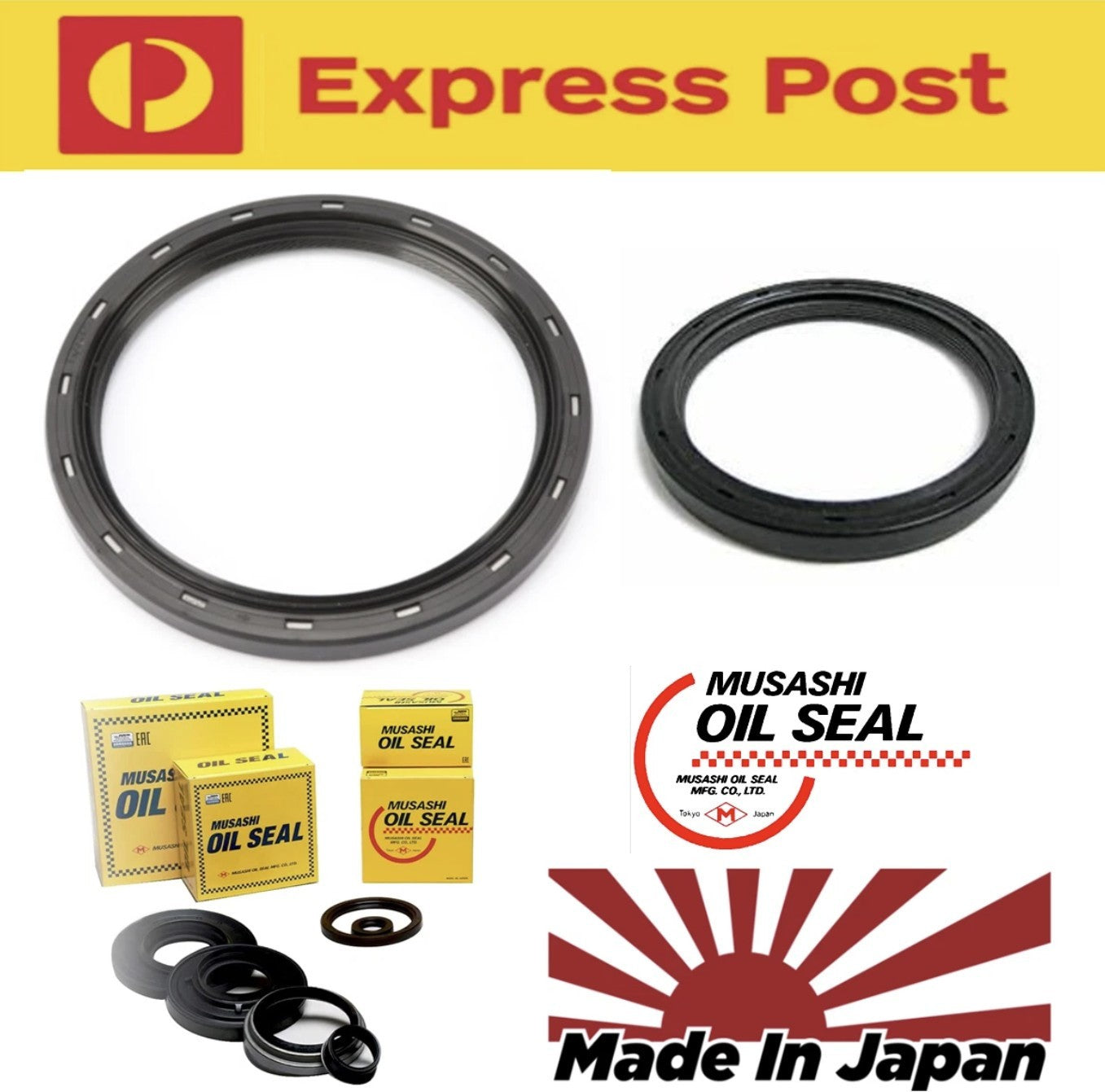 Front Crankshaft & Rear Main Seal COURIER PC PD PE PG PH B2600 2.6L G6 91-06