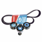 Belt & Pulley Kit for Toyota Hilux 2.7L 4Cyl. 2TR-FE Petrol TGN16R 4X2 2005-on