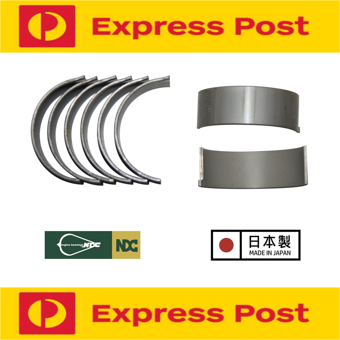 NDC CONROD BEARING SET STD FOR SUZUKI F8B SOHC 6V Hatch 800	SS80V	Alto F5A-T F6A