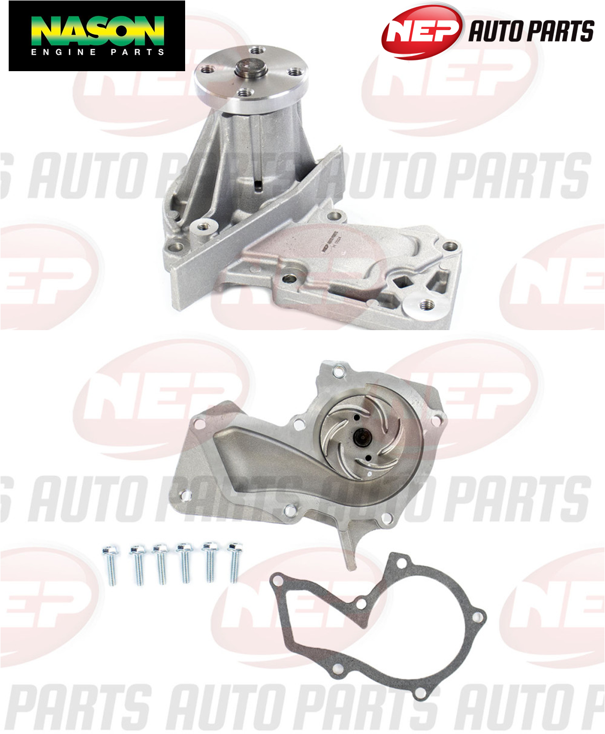 NEP Water Pump & Gasket Ford Fiesta Ecosport FIESTA ECOSPORT KUGA, VOLVO S60 V60