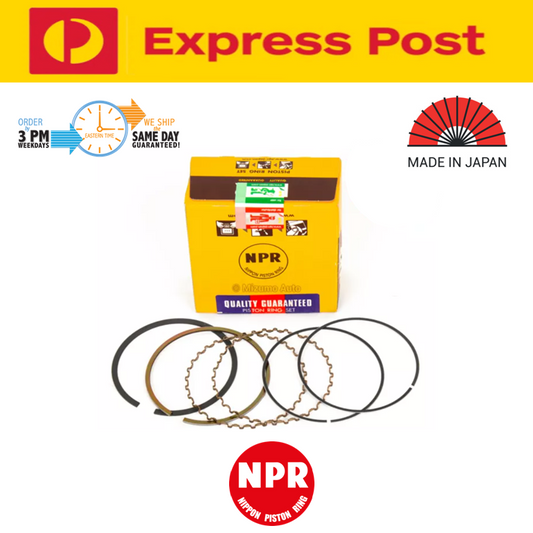 NPR JAPAN Daihatsu Charade HD-E 1.6 4-Cyl Chrome Piston Rings stock bore size