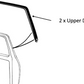Ford Bronco Windscreen Door Window Vent Bailey Channel Weather Strip Set 78-80