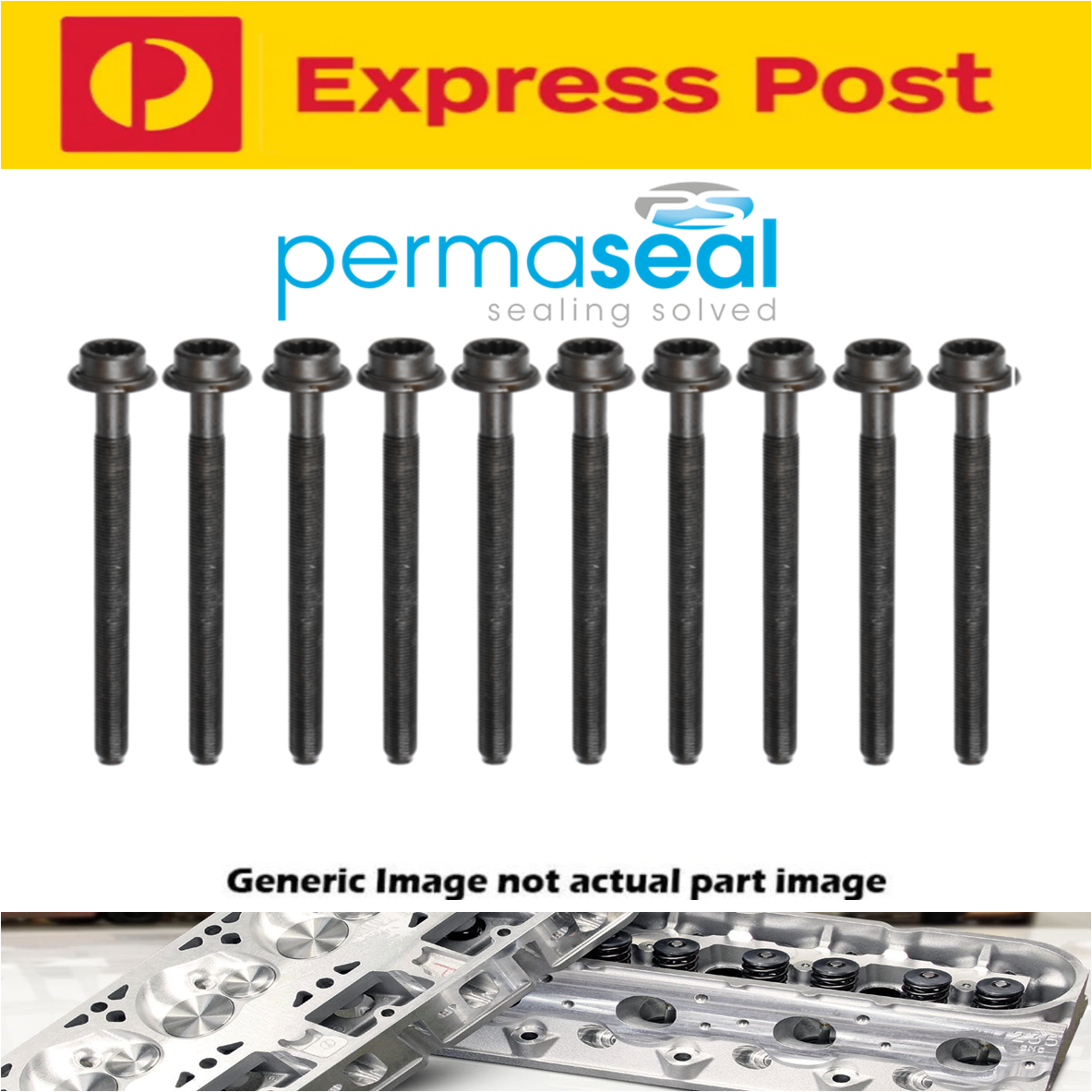 PERMASEAL HEAD BOLT SET FOR BMW M20 B20 B23 B25 B27 MANY MODELS M10x1.5x150