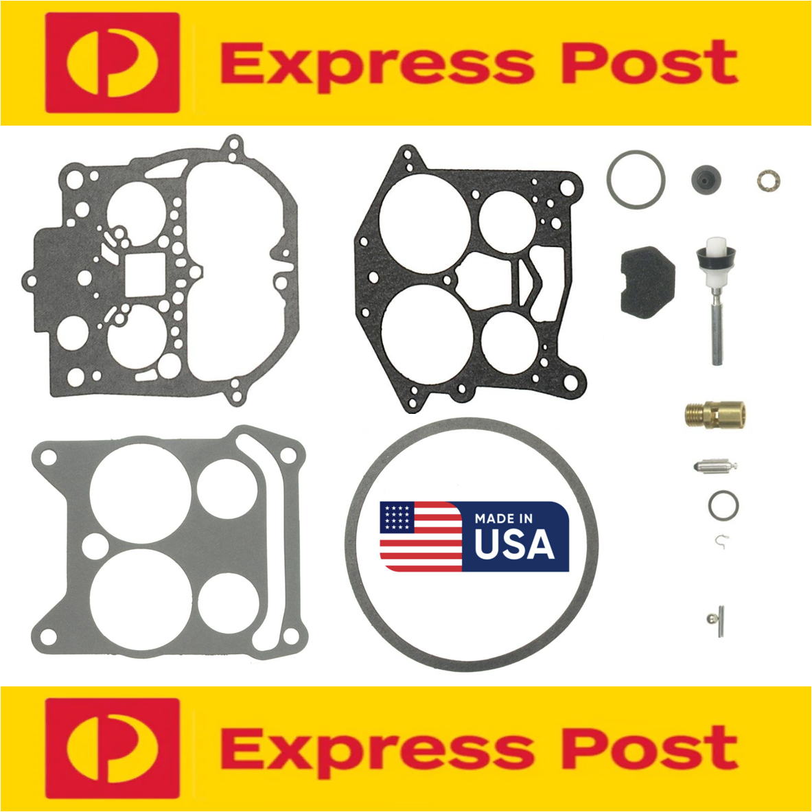Rochester Quadrajet Carburetor Rebuild Kit 67 68 Chevrolet 327 350 396 427 Q Jet
