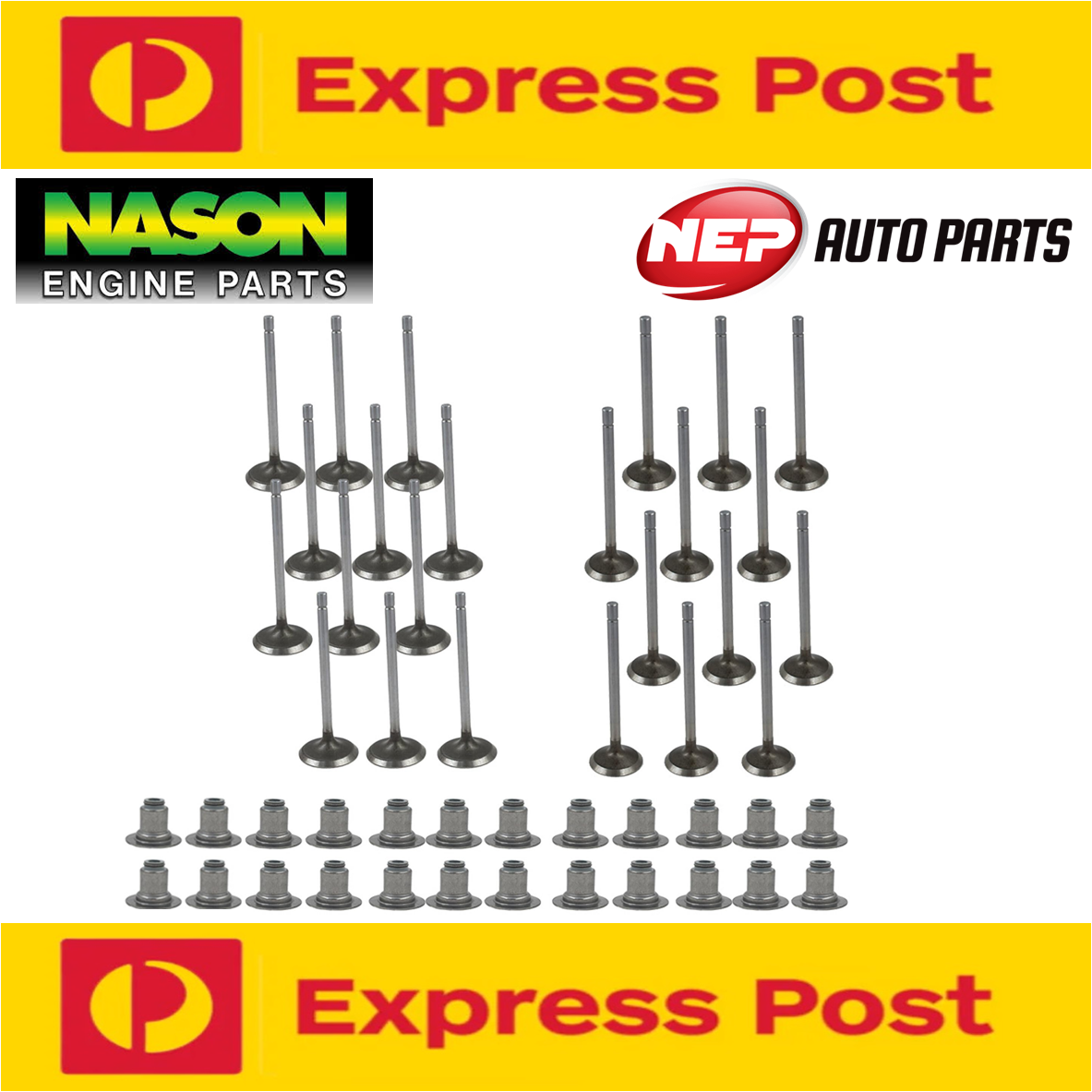 INLET EXHAUST VALVE STEM SEAL FORD FALCON BA BF FG 4L BARRA 240T 245T 270T TURBO