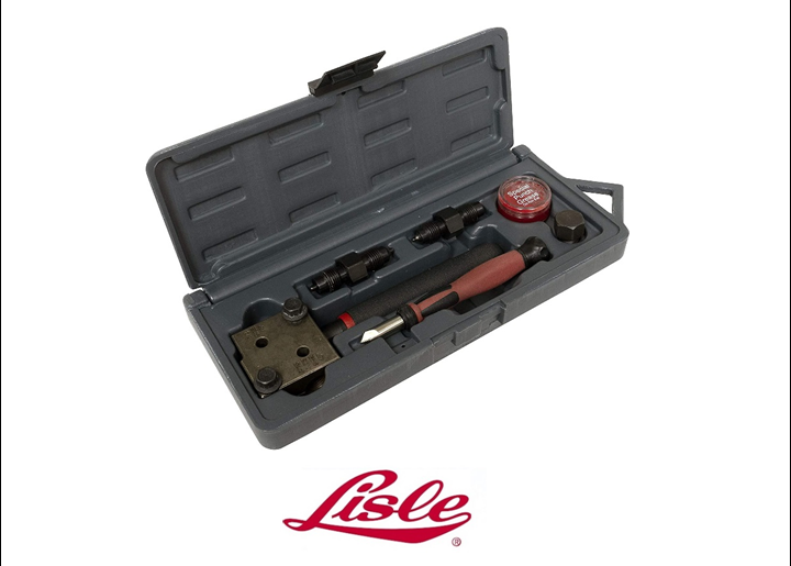 Lisle Low Profile Brake Line Single/Double Flaring Tool Kit 4.75 3/16 1/4 #33260
