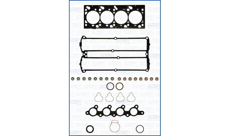 VRS HEAD GASKET SET/KIT+HEAD BOLTS FOR FORD FOCUS LR 2.0L EDDB ZETEC-E 9/02-4/05