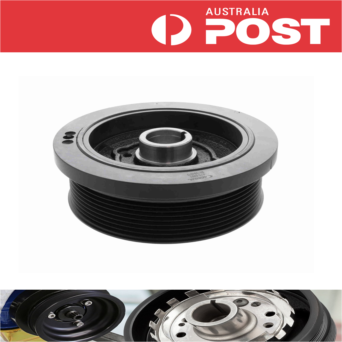 Street Harmonic Balancer fits Toyota Landcruiser 4.6L V8 1URFSE 3URFE