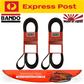 BANDO JAPAN DRIVE BELT KIT FOR NISSAN Pathfinder R51 YD25DDTI 2.5L TURBO 10-13